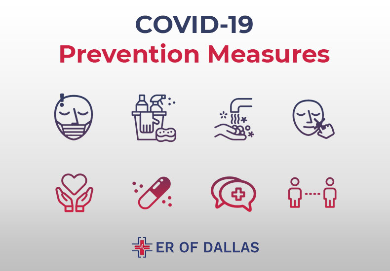COVID-19 Prevention Measures - ER of Dallas - Emergency Room