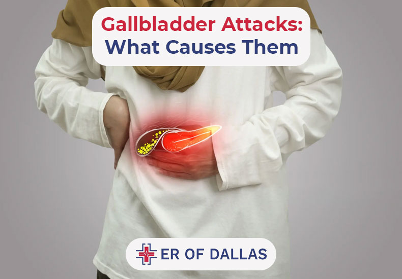 Gallbladder Attacks - What Causes Them - ER of Dallas