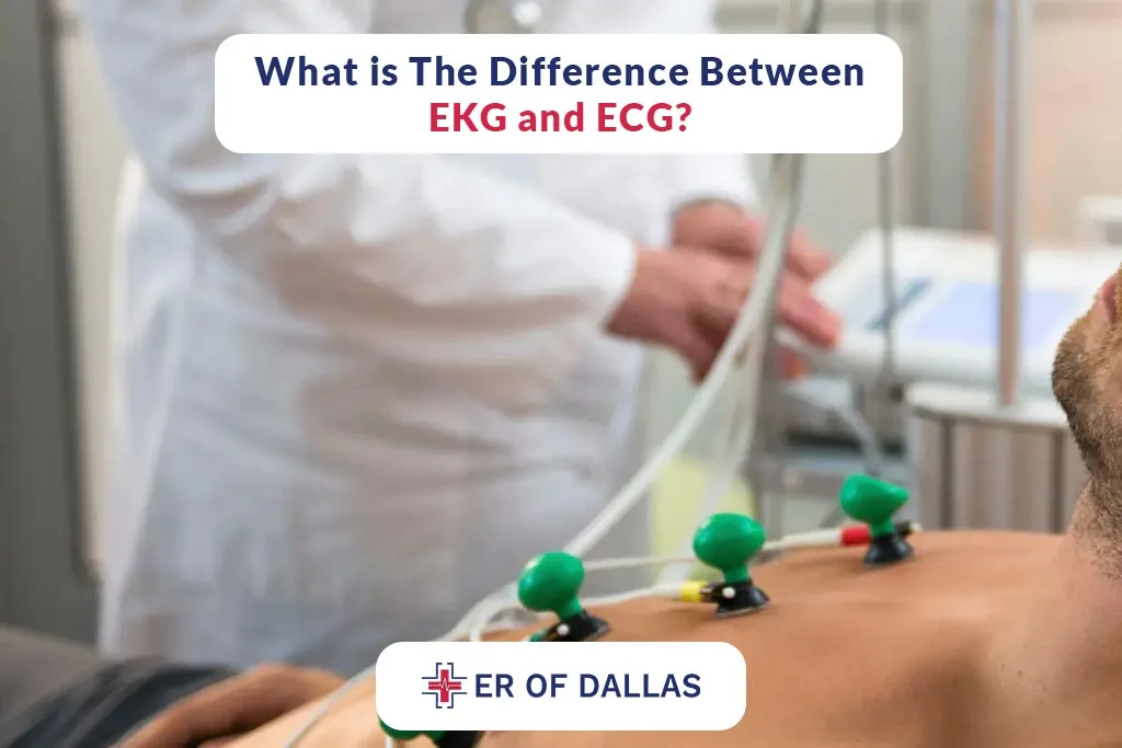 What is The Difference Between EKG and ECG - ER of Dallas