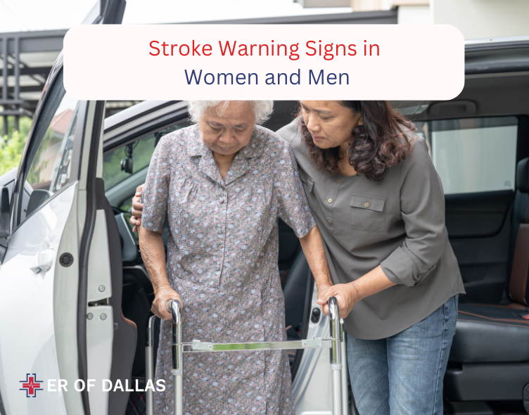 Stroke Warning Signs in Women and Men - ER of Dallas